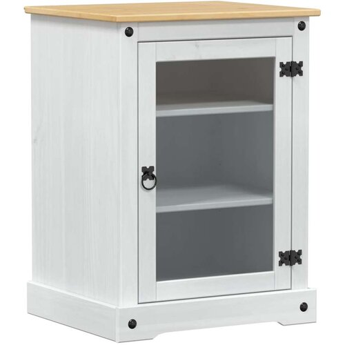  ormar Bijelo 60 x 50 x 82 cm Čvrsto borovo drvo - Bijelo Slike