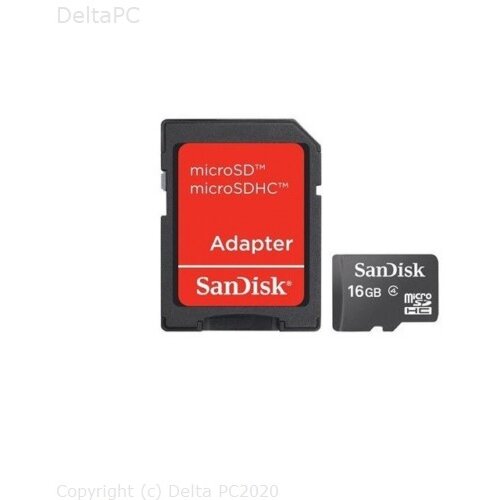 MEM SD MICRO 16GB HC Class 10 UHS-I SanDisk Slike