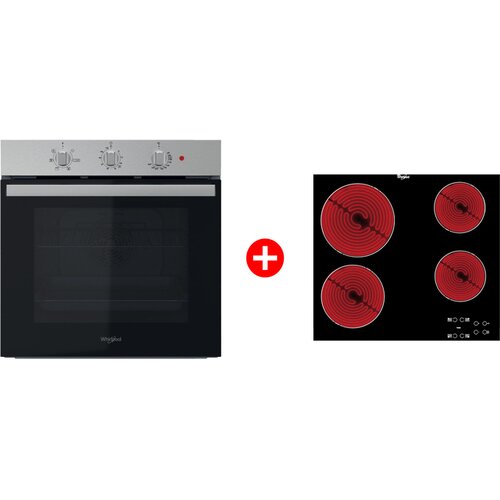 Whirlpool ugradna rerna OMR35HR0X + ugradna ploča akt 8090/NE Cene