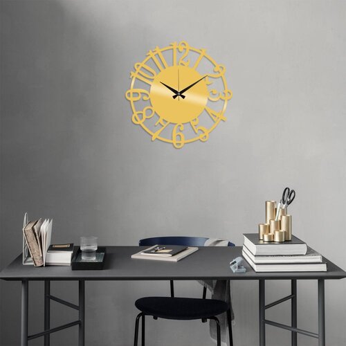 Wallity Zidni sat 15, 48x48 cm, Zlatne boje Cene