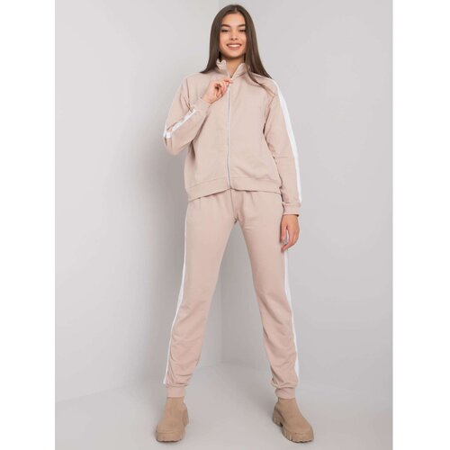 Fashion Hunters Beige cotton set Slike