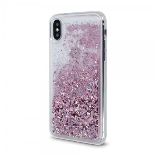  Silikonski ovitek za samsung galaxy A50 A505 prozoren s pink ble&amp;scaron;čicami Slike