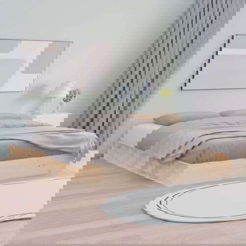  Posteljni okvir 140x200 cm trden les, (20884307) Slike