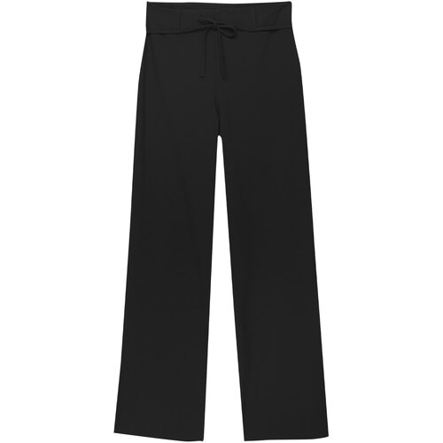 Pull&amp;amp;Bear Hlače črna Slike