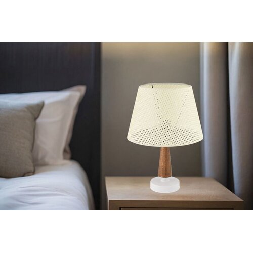 Opviq Stona lampa 302 Hazeran, 60 W, 43 cm, Krem Cene