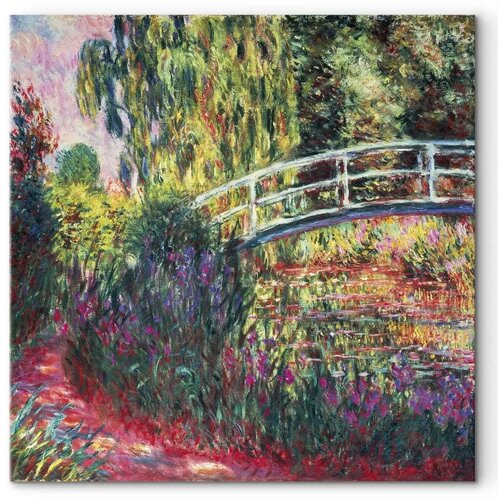  Slika - Claude Monet &amp;ndash; The Japanese Footbridge 80x80 Na talijanskom platnu Slike
