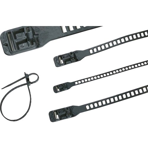 Hellermann Tyton kabelske vezalke 7,0x180 črne SRT1807-TPU-BK, (20858256) Slike
