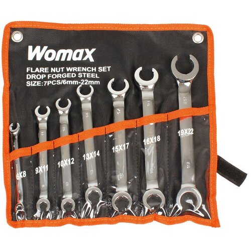 Womax Pro ključ okasti otvoreni set 7 kom womax Slike