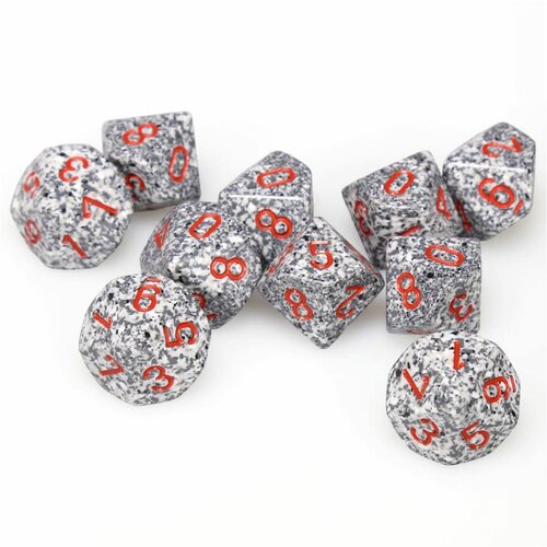 Chessex kockice - speckled - granite (10) Slike