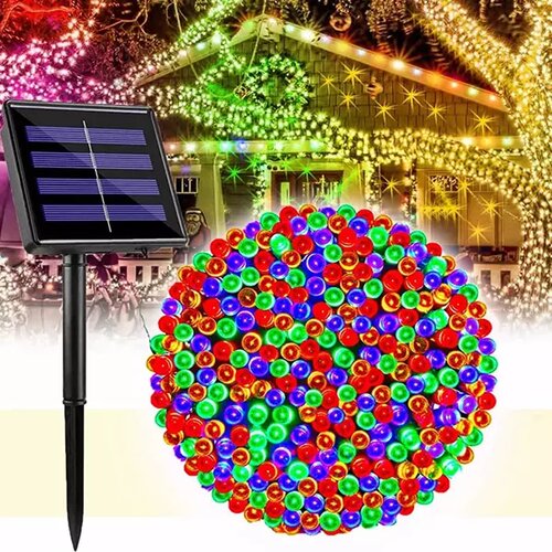  Novogodišnje Solarne Lampice Šarene Cene