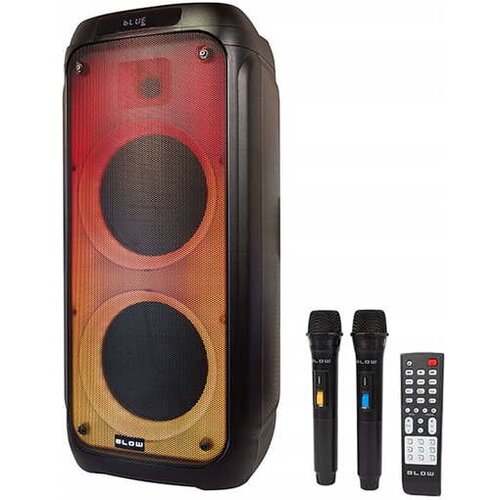Blow_Electronics BLOW-ELECTRONICS prenosni aku. 7Ah FM USB karaoke zvočnik Bluetooth 300W 2x mikrofon LED RGB Infinity 30-393 Cene