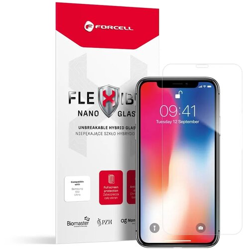 Forcell Fleksibilno Nano steklo za iPhone X/Xs/11 Pro Slike