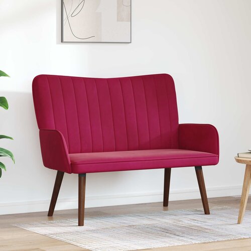 SOFA za dvije osobe Vinska crvena 115 x 61 x 87 cm Bar&scaron;un Cene