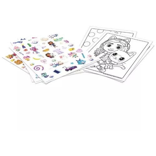 Crayola pobarvanka z nalepkami - gabbyina hi&amp;scaron;ica za punčke Slike