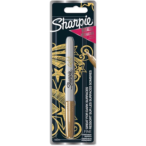 Sharpie permanentni marker metallic gold 1/1 blister Cene