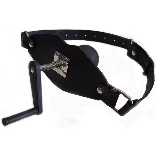 Black Label The Killer Leather &amp;amp; Silicone Ball Gag Slike