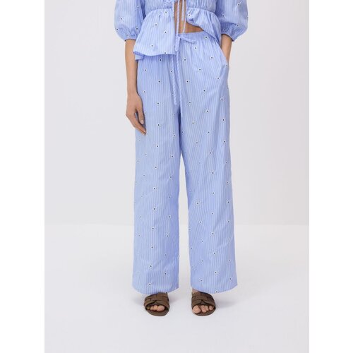 Reserved LADIES` TROUSERS - bljedoplavo Slike