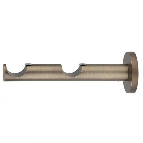 EXPO AMBIENTE dvostruki nosač za karnišu (bronca, prikladno za: šipke za zavjese Ø 25 mm, duljina: 16,5 cm)