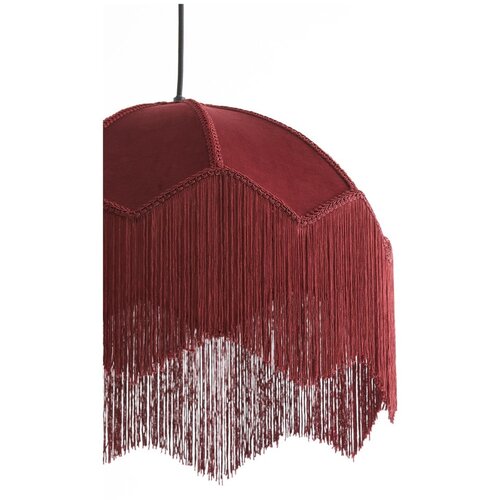 Light &amp;amp; Living Bordo rdeča viseča svetilka s tekstilnim senčilom &amp;oslash; 40 cm Malacia &amp;ndash; Slike