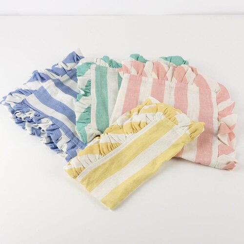Meri Meri Laneni prtički v kompletu 4 ks Stripe Ruffle &amp;ndash; Slike