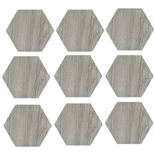INF Samolepilne heksagonalne PVC plo&scaron;čice 20 kos lesne 11.7x20.2cm siva, (5000302242) Cene