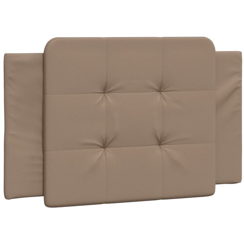 VidaXL Vzglavna stranica kapučino 80 cm umetno usnje, (21112000) Slike