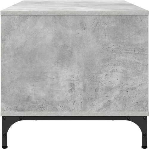 VidaXL Stolić za kavu Beton siva 90 x 49 x 46 cm Konstruirano drvo Slike
