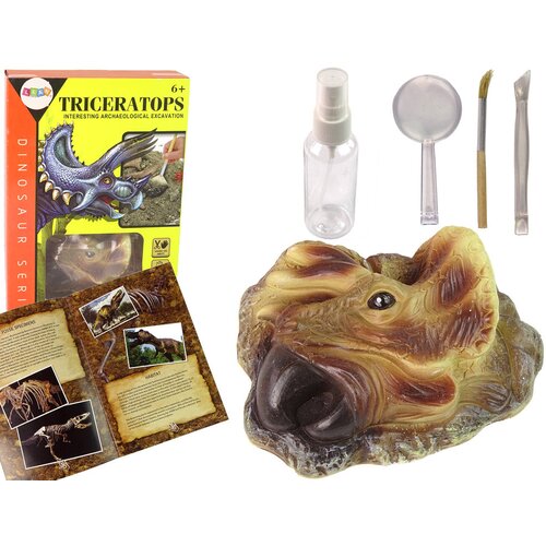  Triceratops Dinosaur Excavation Educational Kit Cene