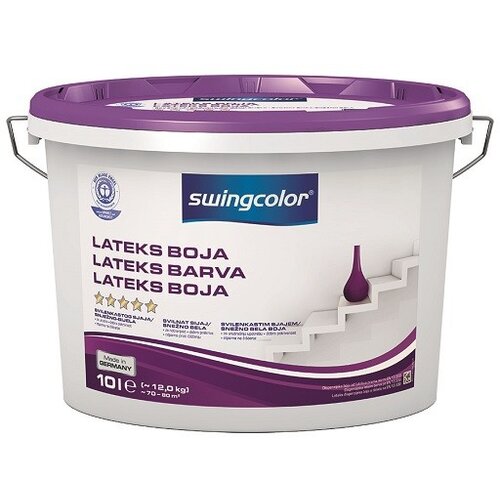 SWINGCOLOR lateks boja (boja: snježno bijele boje, 10 l) Cijene