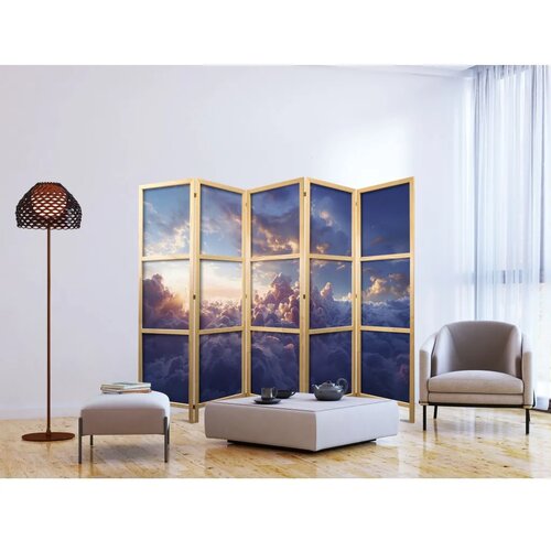  Japanski paravan - The Sun in Hiding: The Golden Face of the Sky Over a Cloudy Sea 225x172 Cijene