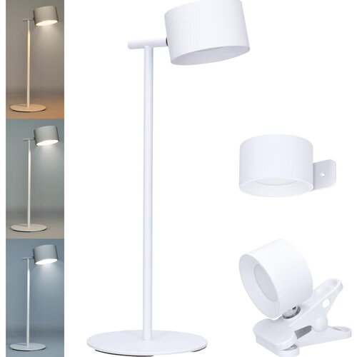 Solight WO68-W- LED prigu&amp;scaron;iva punjiva lampa 3-u-1 LED/4W/2000 mAh 3000/4000/6500K bela Slike