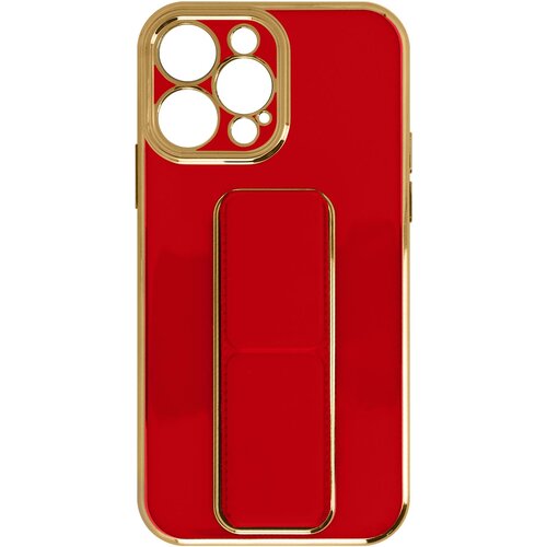 AVIZAR Blešcece rdec silikonski podporni ovitek za iPhone 13 Pro Max z magnetno zložljivo zašciteno kamero na stojalu, (20715188) Cene