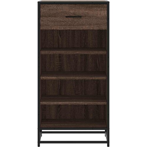  Stalak za cipele boja hrasta 48x38x97,5 cm konstruirano drvo Smeđa Slike