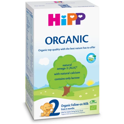 Hipp 2 Organic, nadaljevalna formula
