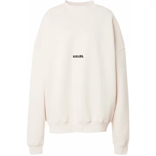 Karo Kauer Sweater majica 'Sold Out' crna / prljavo bijela