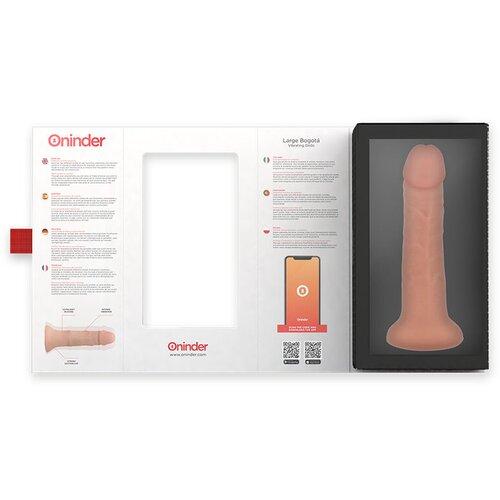 Oninder LARGE BOGOT&amp;Aacute; VIBRATOR DILDO 9 SPEEDS NATURAL 22 CM -O- 4.5 CM - FREE APP Slike