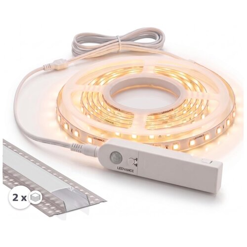  KOMPLET 1x LED traka sa senzorom FLEX LED/3,6W/4xAA 2 m + 2x ugradni profil 1 m Cene