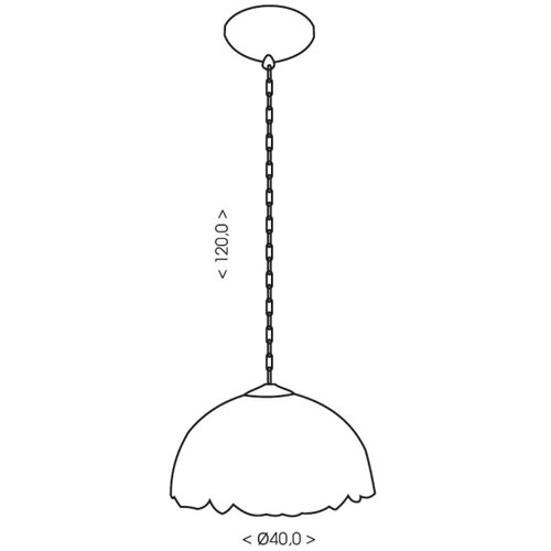  Brilagi - Tiffany vitražni luster na lancu SIENNA 1xE27/60W/230V prečnik 40 cm Slike