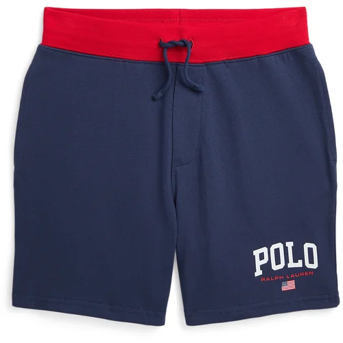 Polo Ralph Lauren Hlače marine / rdeča / bela