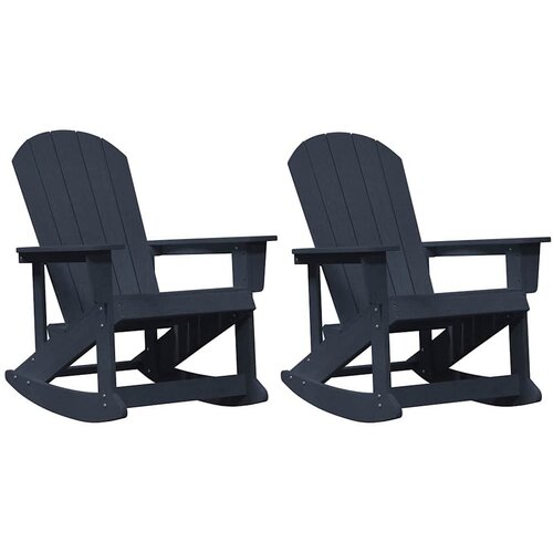  Adirondack ljuljačke 2 pcs Mornarsko plava HDPE Slike