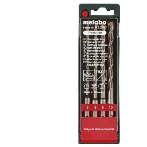 Metabo set 4 kom. burgija sds plus za beton, ciglu, blok, kamen 625580000 Slike
