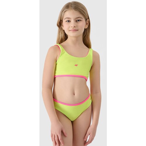 4f Girls' 2-piece swimsuit - green/pink Cene