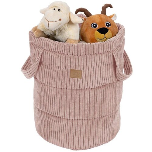 MeowBaby Roza ko&amp;scaron;ara za igrače iz blaga &amp;oslash; 39x50 cm - Slike