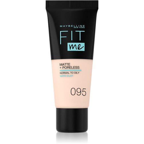 Maybelline Fit Me! Matte+Poreless matirajući puder za normalnu i masnu kožu lica nijansa 95 Fair Porcelain 30 ml Slike