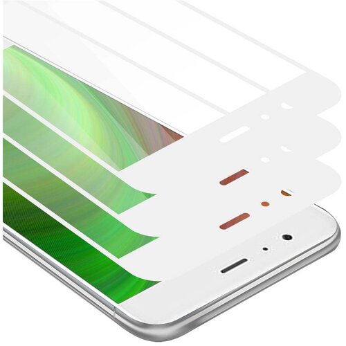 Cadorabo Xiaomi Mi 6 - Za&scaron;čitna folija v transparentno z belo - 3-pack Kaljeno steklo za za&scaron;čito zaslona s trdoto 9H in 3D dotikom, (20548304) Cene
