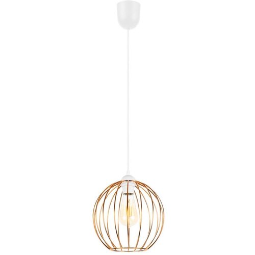  Luster na sajli MATT 1xE27/60W/230V bela/bakarna Cene