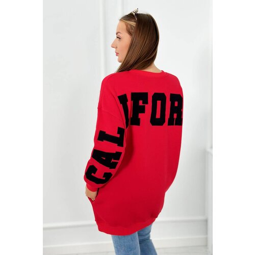 Kesi Insulated sweatshirt with red California inscription Slike
