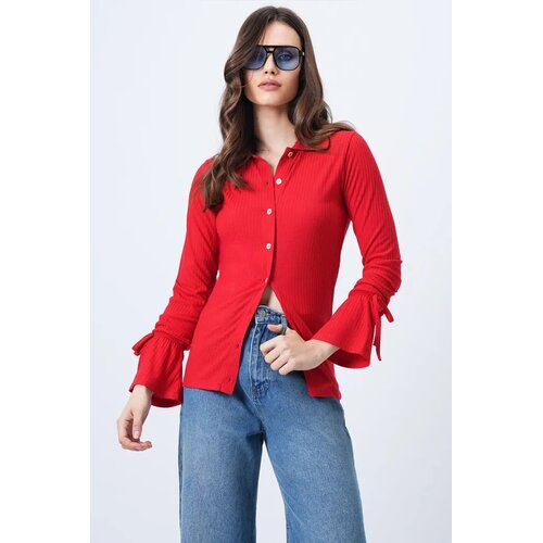Trend Alacati Stili Ženska bluza Alc-X14728, Crvena Cene