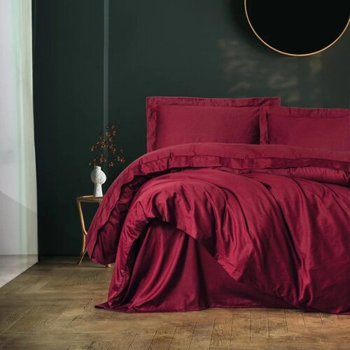  Posteljina CB ELEGANT SATEN - BORDO Slike