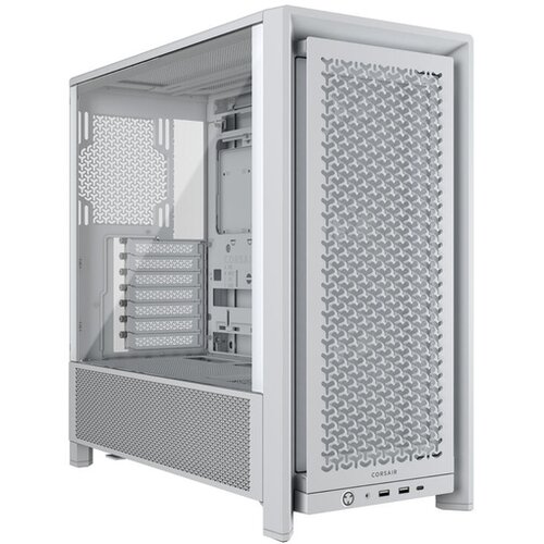 Corsair frame 4000D rs Case3xRS120 fans, 360mm radiator170mm cooler, 430mm gpu, atx, white Cijene